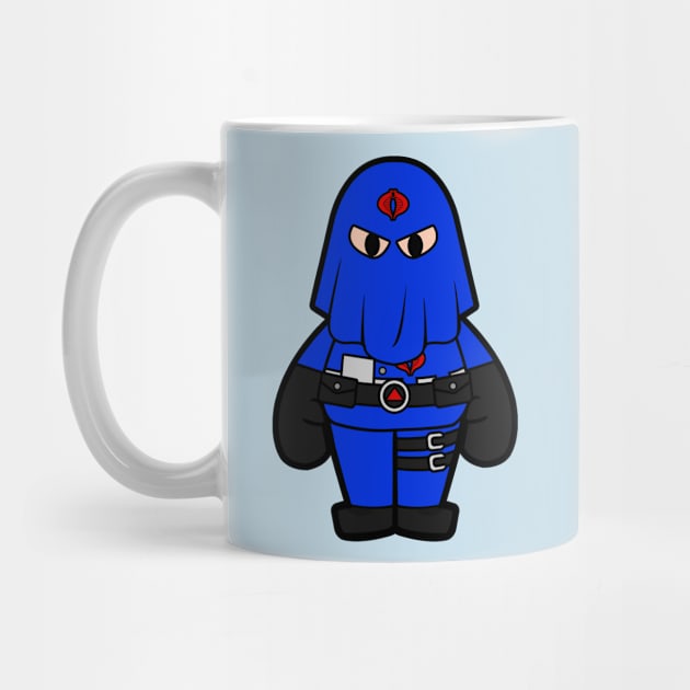 cobra commander retro chibi by mighty corps studio